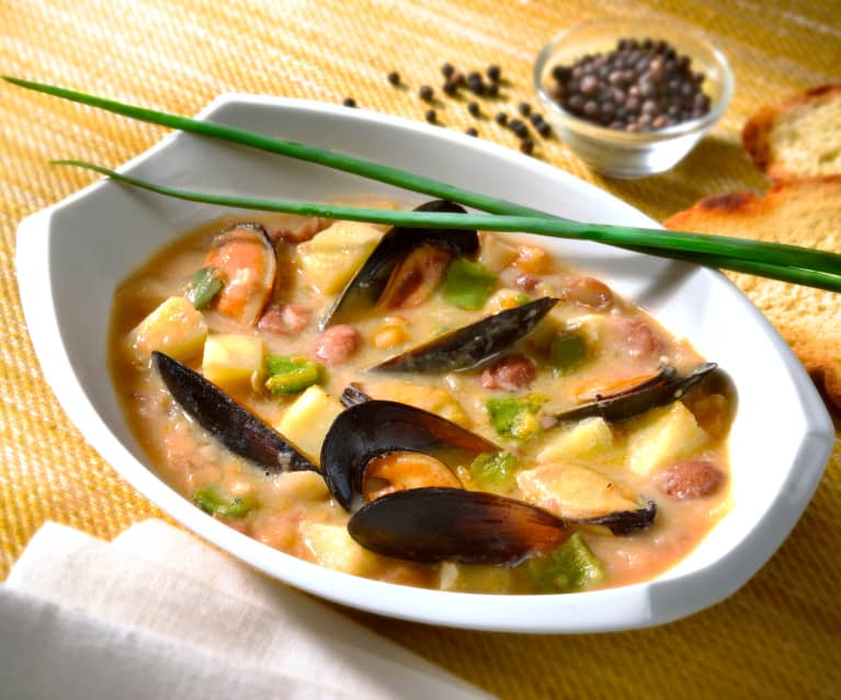 Zuppa Di Fagioli E Cozze Cookidoo Das Offizielle Thermomix Rezept Portal