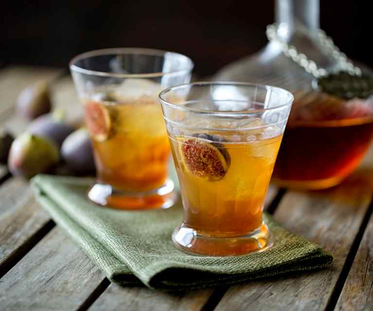 Fig and Maple Bourbon Fizz Fig and Maple Bourbon Fizz