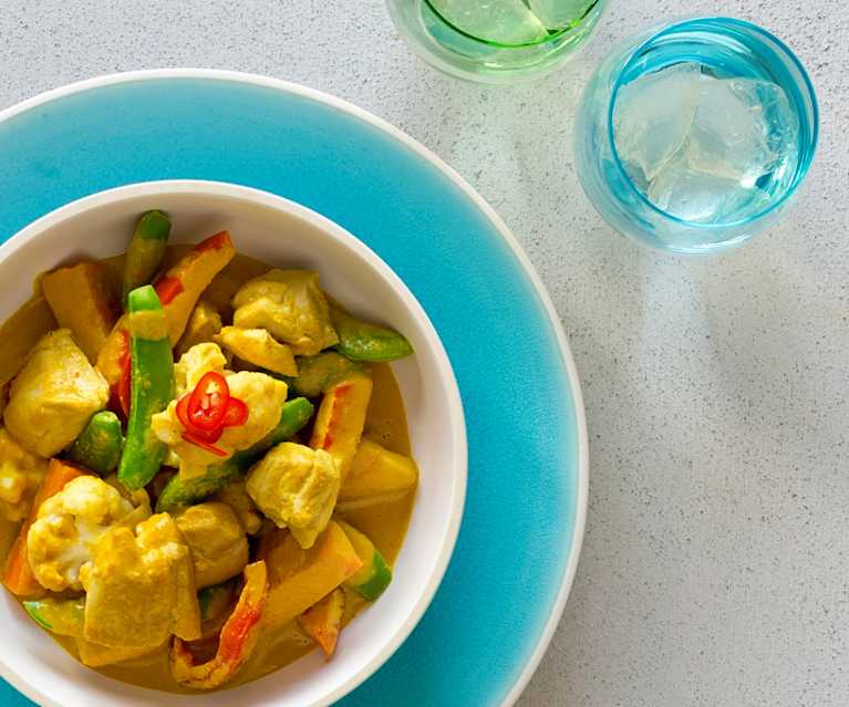 Kuřecí stehenní řízky v satay omáčce Kuřecí stehenní řízky v satay omáčce