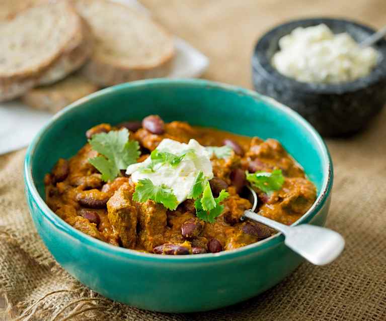 Beef Chili with Lemon Feta Beef Chili with Lemon Feta