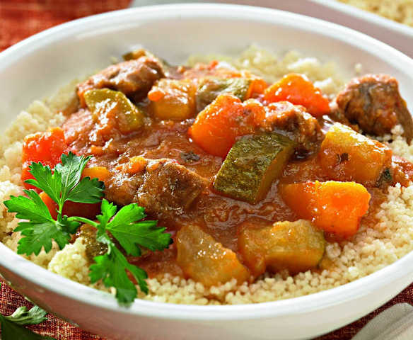 Kuskus s jehněčím ragú a zeleninou