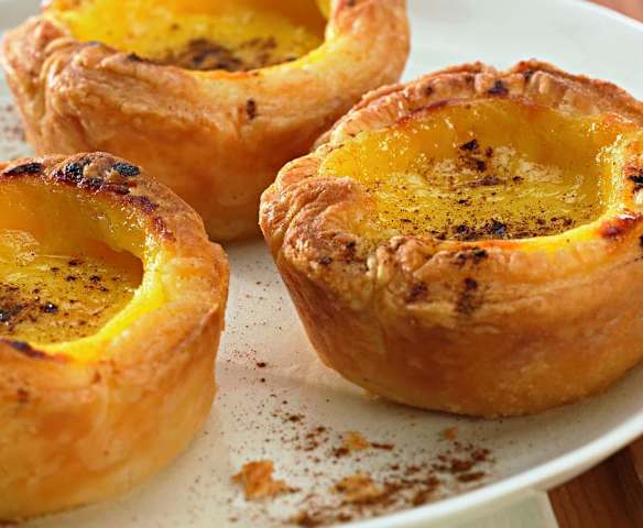 Tartaletas de crema portuguesas Tartaletas de crema portuguesas