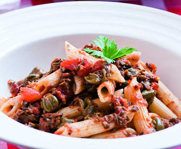 Pasta a la puttanesca