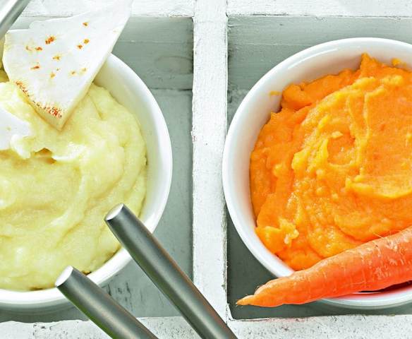 Puré de patatas y verdura