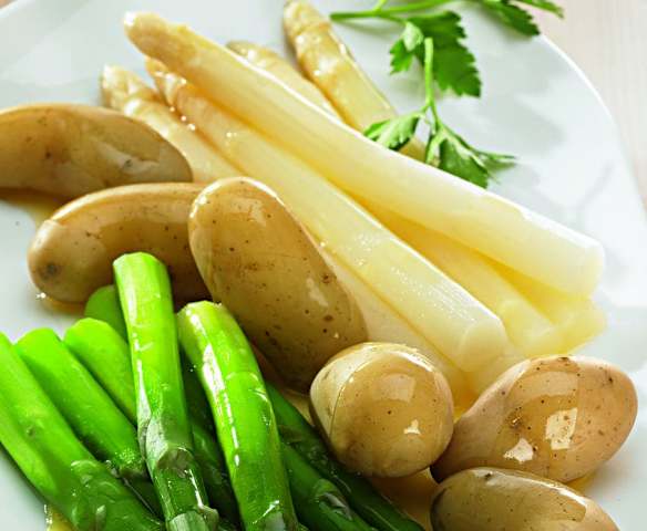 Szparagi z ziemniakami