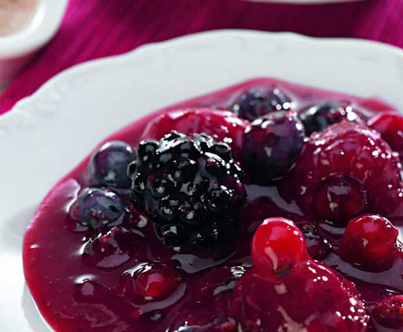 Molho de frutos vermelhos