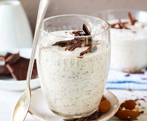 Stracciatella-Mandel-Dessert