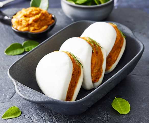Otak-otak Steamed Buns Otak-otak Steamed Buns