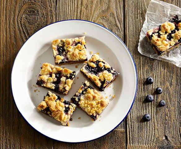 Blueberry Crumble Bars