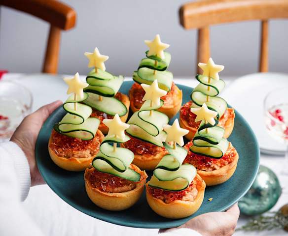 Tartaletas árbol de Navidad