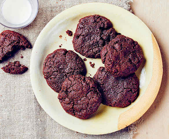 Cookies tout chocolat sans gluten