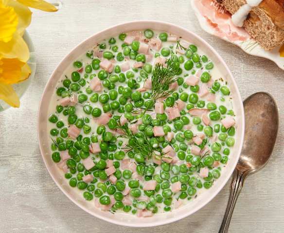 Creamed Peas and Ham