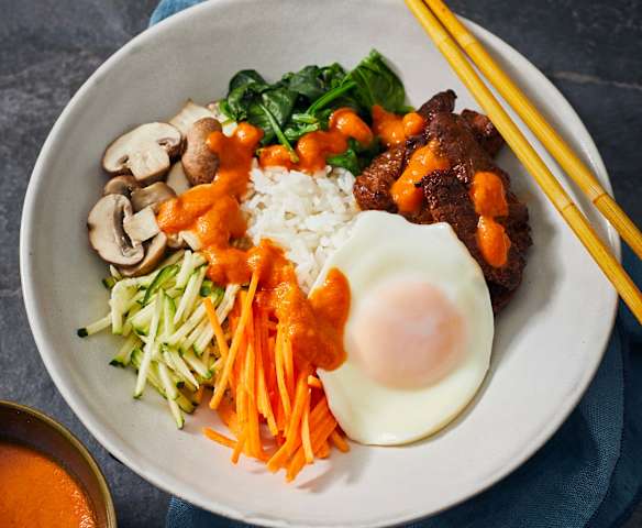 Poke bol coreano de ternera