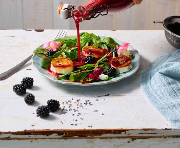 Brombeer-Lavendel-Vinaigrette
