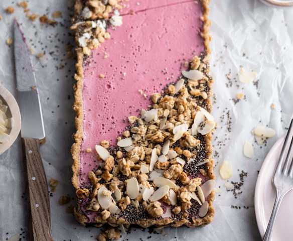 Hibiscus and Raspberry Tart