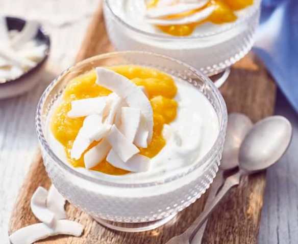 Deser twarogowy z mango