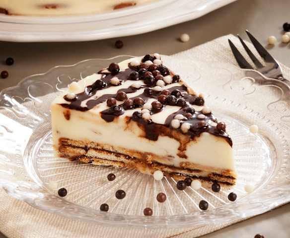 Tarta de chocolate blanco