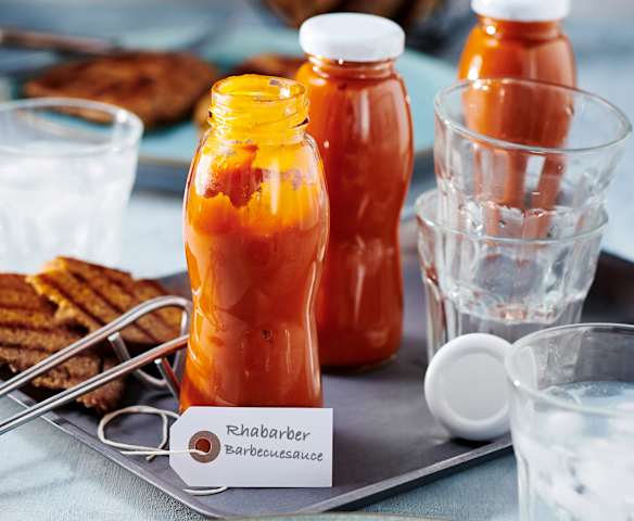 Rhabarber Barbecuesauce Rhabarber Barbecuesauce