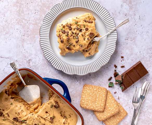 Peppermint crisp tart Peppermint crisp tart