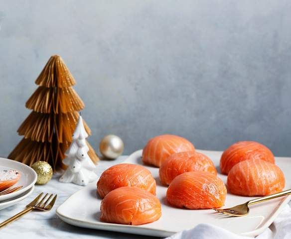 Paté navideño de salmón ahumado