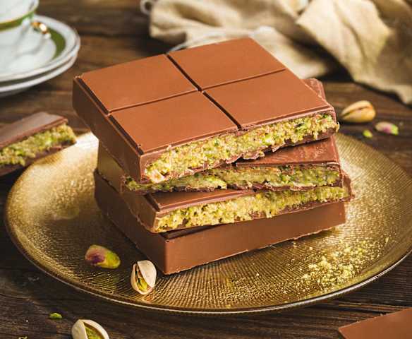 Dubai Chocolate Bar (Português) - versão massa folhada