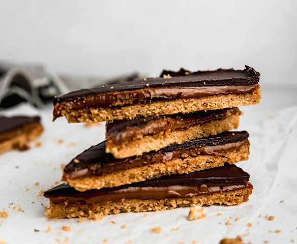 Tarta fácil de choco-manjar