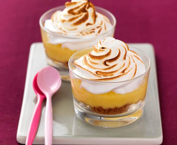 Tarte au citron destructurée