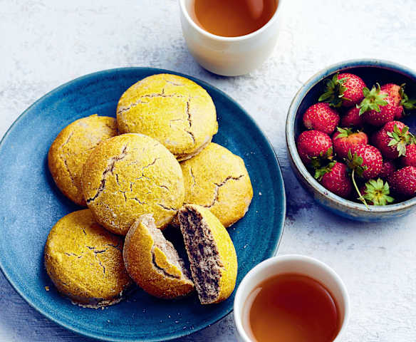 Scones au sarrasin et aux fruits rouges