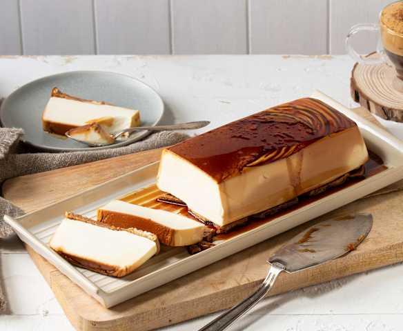 Pastel rápido de queso al caramelo