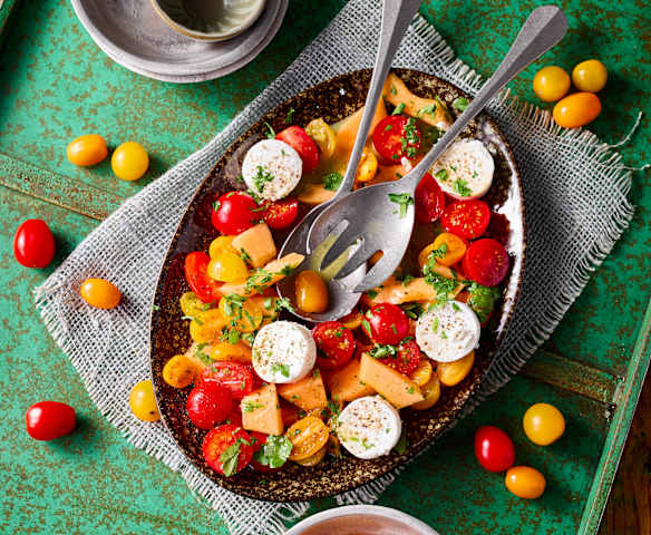 Tomaten-Melonen-Salat