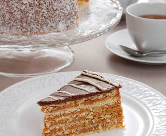 Milhojas de dulce de leche