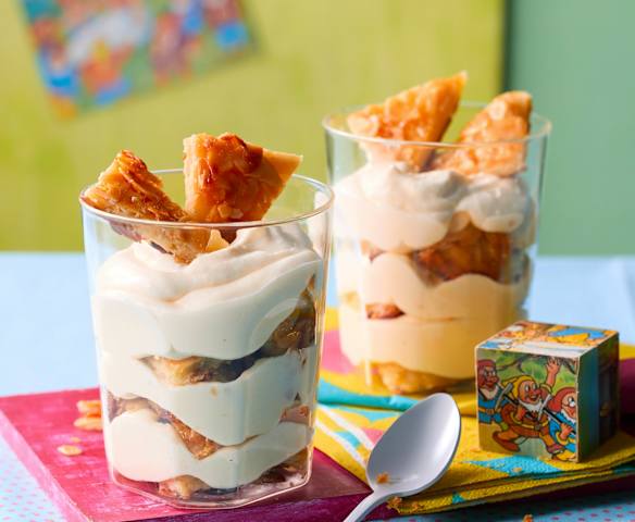 Bienenstich-Dessert im Glas