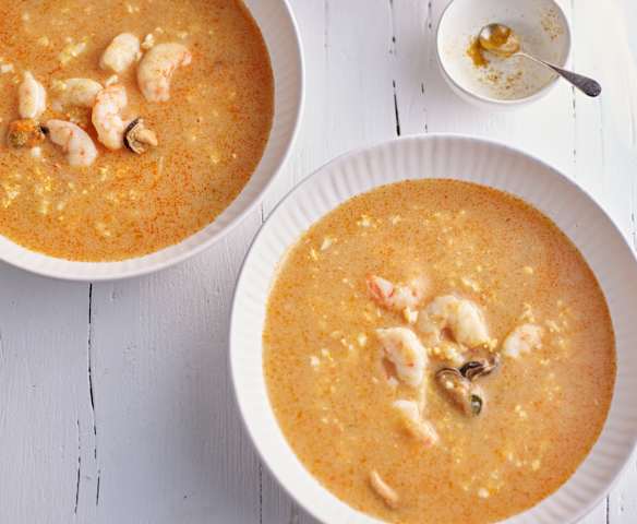 Let skaldyrssuppe Let skaldyrssuppe
