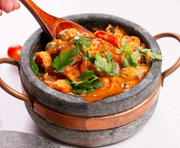 Ragu de frutos do mar