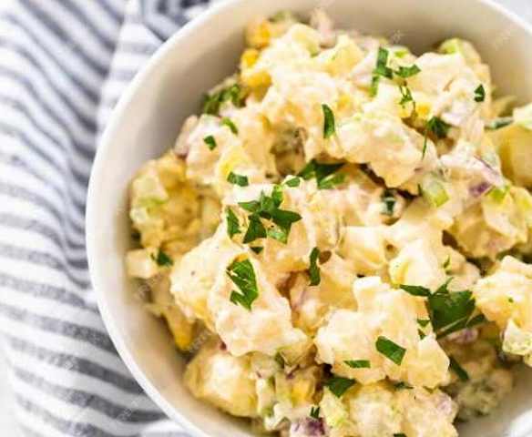 Hardallı Patates Salatası Hardallı Patates Salatası