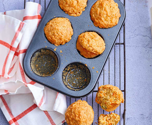 Muffins aux légumes et fromage de brebis