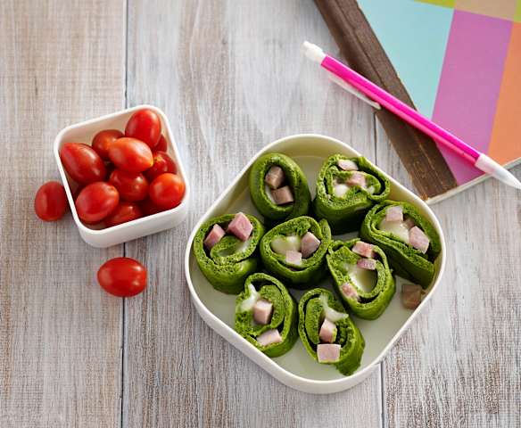 Green Eggs and Ham Roll-Ups