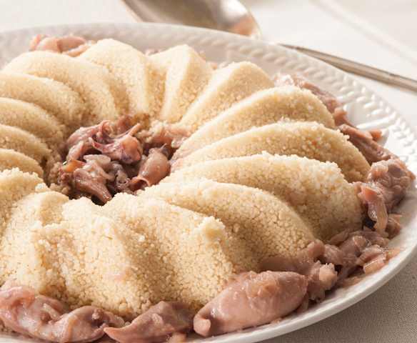 Cuscús con chipirones