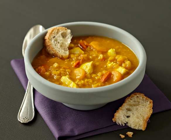 Linsen-Kürbis-Eintopf