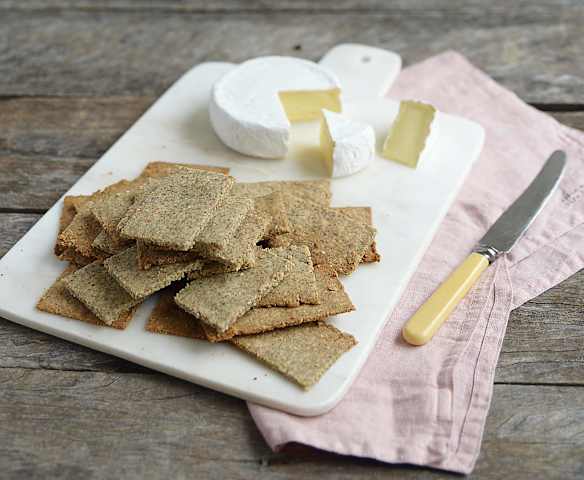 Galletitas saladas de hierbas y sésamo