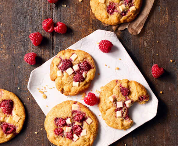 Himbeer-Schoko-Cookies