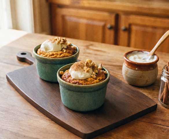 Carrot Cake Baked Oats