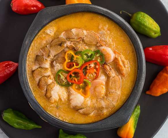 Encocado de mariscos