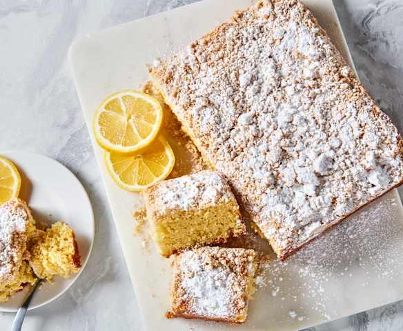 Whole Lemon Poppy Seed Coffee Cake