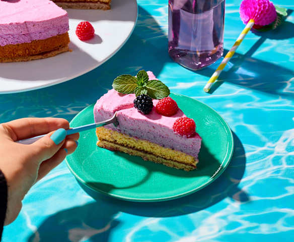 Beeren-Smoothie-Torte