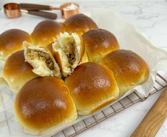 Pan De Coco (Filipino Sweet Coconut Bread)