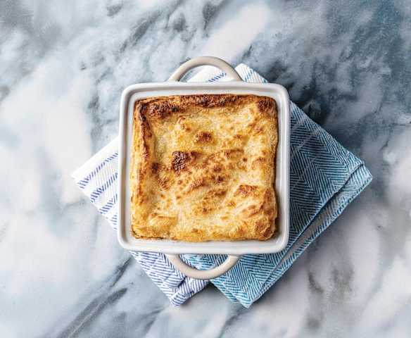 Pastel de yuca con ropa vieja