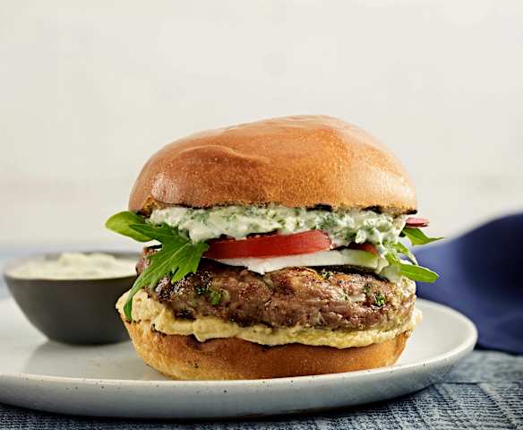 Mediterranean Lamb Burger