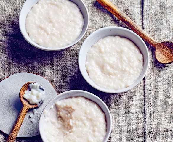 Riz à la boisson à l’amande et à la cardamome