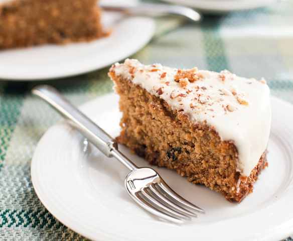 Gâteau aux Pommes et à la Citrouille avec flocons d'Avoine